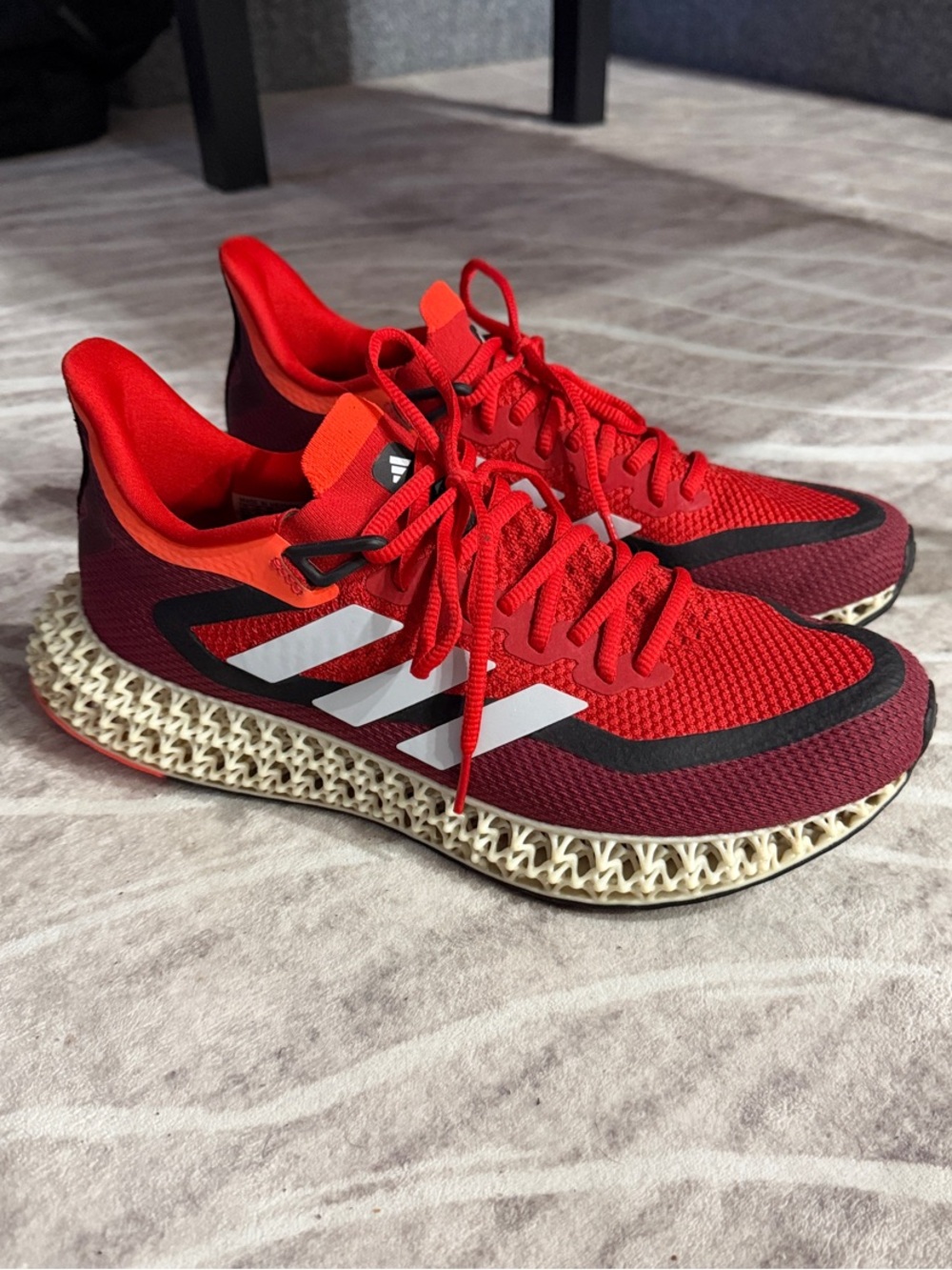 Adidas 4DFWD 2 Running Shoes ‘Scarlet Solar Red’ - Men's Size 9.5